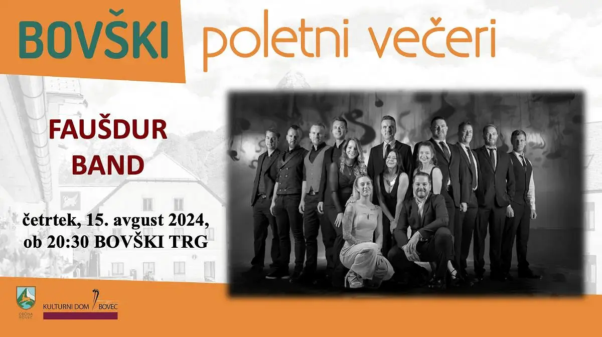 Bovški poletni večeri 2024 - Faušdur Band