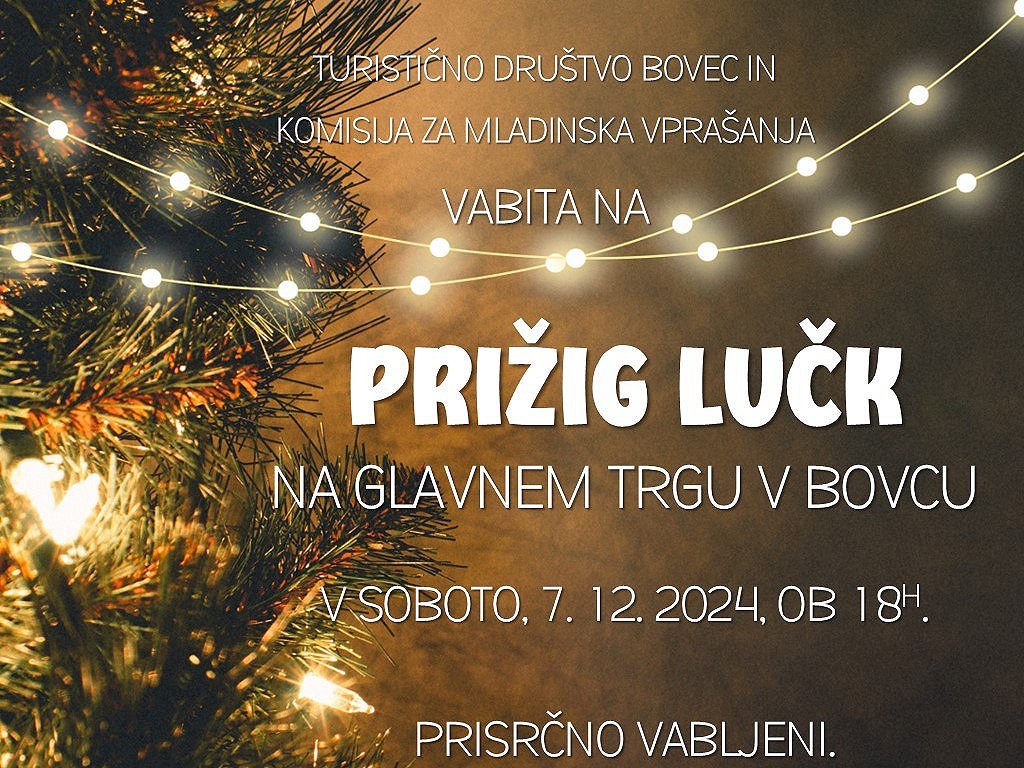 prižig lučk bovec