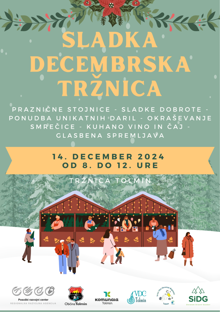 Sladka decembrska tržnica Tolmin